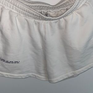 PANGAIA WHITE SHORTS XS